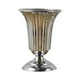 thumbnail image 1 of Jarrón de flores para boda, candelabro, centro de mesa, decoración, maceta de metal, soporte para flores, candelabro para mesa de cumpleaños, hogar Plata S 12cmx20cm, 1 of 8