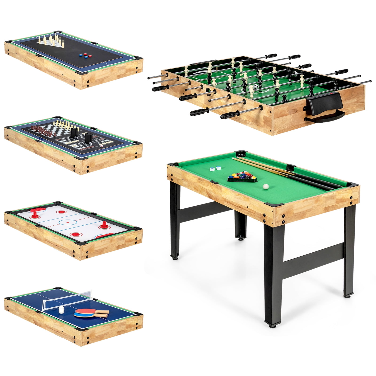 Infans 10in1 Combo Game Table Set, Multi Game Table for Home, Game