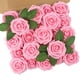 thumbnail image 1 of Flores Artificiales Rosas Rosadas N&T NIETING x25 con Tallos, 1 of 8