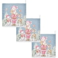 thumbnail image 7 of SKYSONIC Snowman Santa Deer Baby Muslin Washcloths Face Towel, 3 PCS Cute Christmas Animal Burp Cloths Cotton Wipes Infant Wash Cloth for Newborn Boys Girls 12"x12", 7 of 7