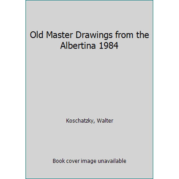 Pre-Owned Old Master Drawings from the Albertina 1984 (Paperback) 0883970791 9780883970799
