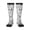 2 Black-1, variant on Pandas Print Thigh High Socks Extra Long Stretchy Sock Women Over Knee High Opaque Stocking Daily Wear