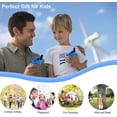 thumbnail image 5 of Walkie-talkies recargables para niños, intercomunicador de larga distancia de 3 km, regalo de Navidad, juguetes para niños (azul), 5 of 5