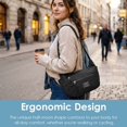thumbnail image 6 of PULLIMORE Crossbody Bags for Women Waterproof Nylon Shoulder Bag Roomy Multiple Pockets Messenger Purses Handbags, 6 of 7