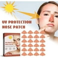 thumbnail image 4 of Parche nasal para exteriores, tiras protectoras para la nariz, protección solar para deportes de verano, 48 tiras protectoras para la nariz., 4 of 9