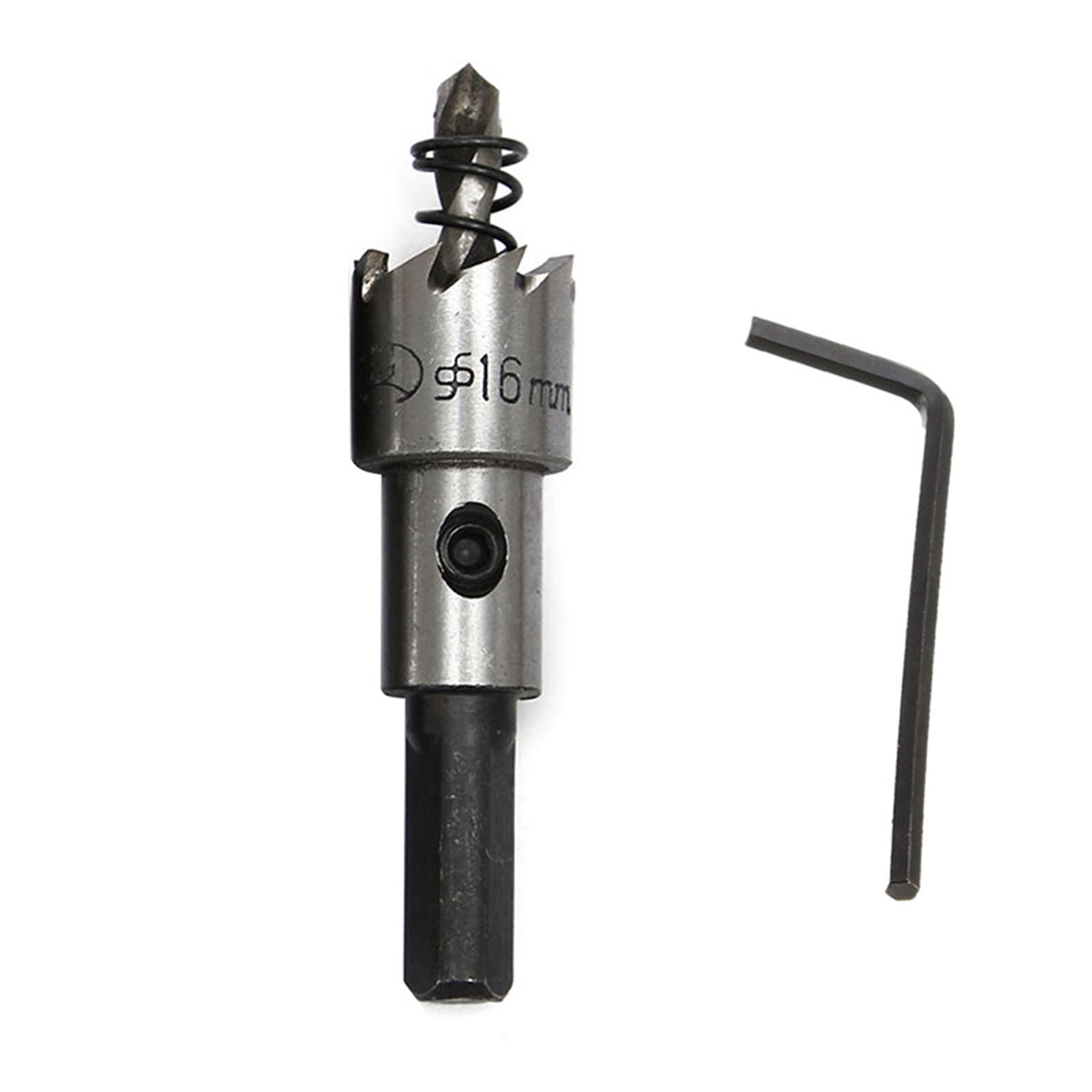 Hole Saw Set, 5Pcs Carbide Hole Saw Kit(16/18.5/20/25/30mm) HSS Drill Bit Hole Saw Set for Metal