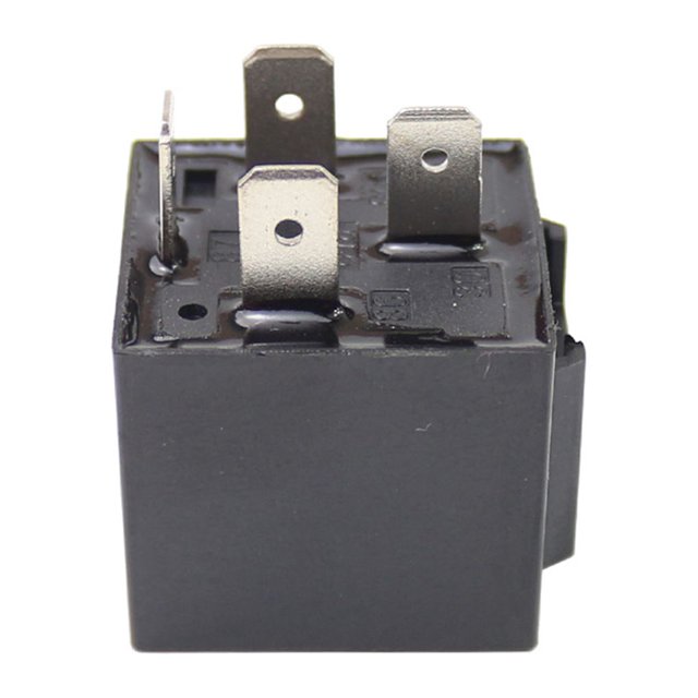 ruzhgo Relay Electromagnetic Terminals Current Load Duty Relays Power Car Automotive Compact Power Supply Construction Vehicle Type-01 (12v) Type-03 (24v)