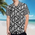 thumbnail image 5 of High Quality Hawaiian Shirts for Men Short Sleeve Aloha Beach Shirt Floral Summer Casual Button Down Shirts Blouses MTXDOX, 5 of 7
