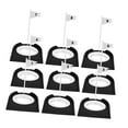 thumbnail image 2 of 9 piezas Golf Golf Putt Cup Practice Hole Train Ayuda, al aire libre con Putter Putter Indoor Putter de patio de bandera Golf Puttable, desmontable, negro, 2 of 8