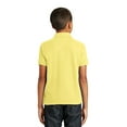 thumbnail image 2 of Port Authority Youth Core Classic Pique Polo-XL (Lemon Drop Yellow), 2 of 6
