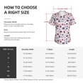 thumbnail image 4 of Honeii Happy Columbus Day Print Women's Classic V-Neck T-Shirt,Womens Fashion Tops,Stylish Everyday Top for Women, Casual Summer Spring Outfits Clothes-Medium, 4 of 5