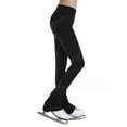 thumbnail image 2 of iixpin Kids Girls Figure Skating Pants Ice Skating Leggings Tights Rhinestone Gymnastic Dance Pants Training Wear Black 12, 2 of 7