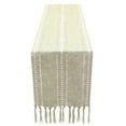 thumbnail image 3 of Miangastore Farmhouse Table Runner Green Cotton Linen 1Set, 3 of 8