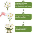 thumbnail image 3 of Narcisos artificiales Hananona, 10 unidades, para decoración, 3 of 9