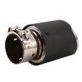 thumbnail image 3 of Car Matte Carbon Fiber Exhaust Tip 63-89MM Universal Car Exhaust Pipe Modification Tail Throat Clip-on Tail Pipe, 3 of 5