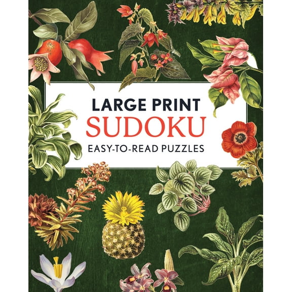 Large Print Sudoku: Easy-To-Read Puzzles, (Paperback)
