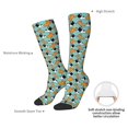 thumbnail image 4 of Fotbe Cute French Bulldog Calcetas Divertidas Estampadas para Hombre y Mujer, Calcetas de Algodón hasta la Rodilla para Caminar, Correr, Enfermería y Embarazo, 4 of 6