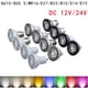 thumbnail image 2 of Bombillas de luz LED RGB, foco de CC de 12V/24V, MR16, E27, E14, GU10, 5 vatios (equivalente a 30 vatios), ángulo de haz estrecho de 36 grados por, 2 of 4