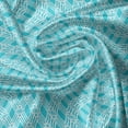 thumbnail image 5 of Ambesonne Retro Valance Pack of 2, Blue Mosaic Like Trellis Art, 54"X12", Sea Blue Pale Blue, 5 of 5