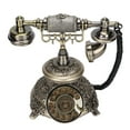 thumbnail image 1 of Teléfono de dial Giratorio Antiguo, Decoración Clásica de Teléfonos Fijos Europeos a la Antigua, 1 of 7