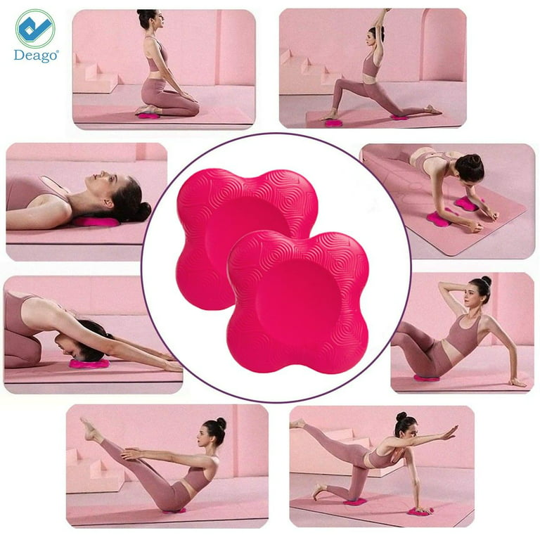 Deago Yoga Knee Pads (Set of 2) - Yoga Props and Accessories for