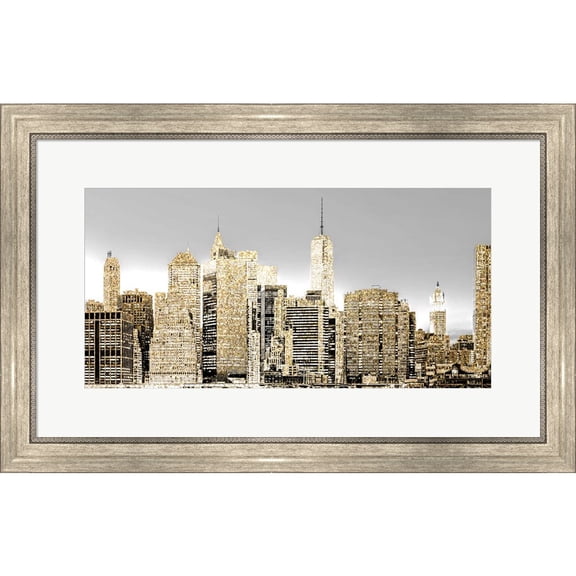 Great Art Now New York 1 by Kimberly Allen, Framed Wall Art, 28W x 18H