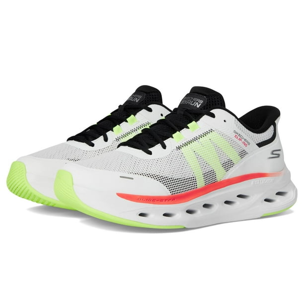 Zapatilla Skechers Max Cushioning Glide Step Aberdeen para hombre, color blanco
