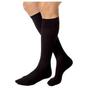 JOBST 114005 Relief Knee High 15-20 mmHg Compression Stockings, Closed Toe, Medium Petite, Black