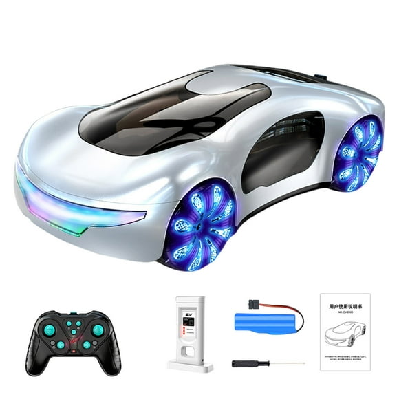 Zonao Remote Control Toy Car with Illuminated Wheels New Energy Concept Remote Control Racing Toy Electric Streamer Drift Sports Car