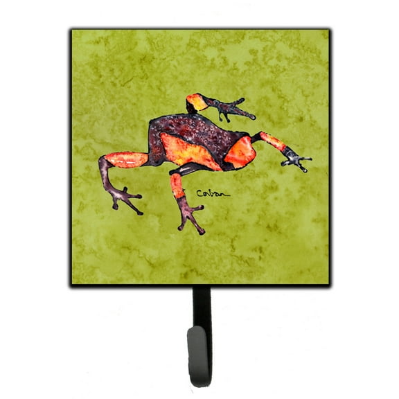 Carolines Treasures 8689SH4 Frog Leash or Key Holder Single Hook multicolor
