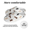 thumbnail image 6 of Yiaed Yoga Labrador Retriever Print Slippers Fuzzy Warm Cozy Slippers Non Slip House Slippers For Indoor Outdoor Slippers House Slippers-46/47, 6 of 7