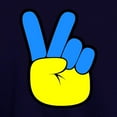 thumbnail image 3 of CafePress - Ukrainian Flag Peace Sign Ukraine Nativ Sweatshirt - Pullover Hoodie, Classic & Comfortable Hooded Sweatshirt, 3 of 4