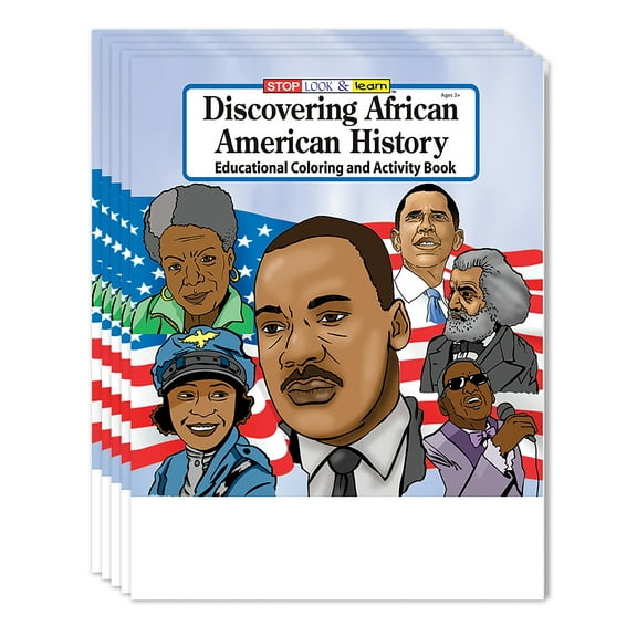 ZoCo: 25-Pack Black History Coloring & Activity Books
