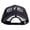 Black, variant on Rock and Roll Embroidered Big Size Solid Cotton Twill High Profile Mesh Pro Style Cap - Black XL-3XL