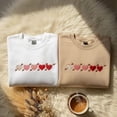 thumbnail image 2 of Embroidered Valentine Heart Sweatshirt | Cute Valentine Crewneck | Vintage Valentine Sweater | Romantic Pullover Gift, 2 of 5