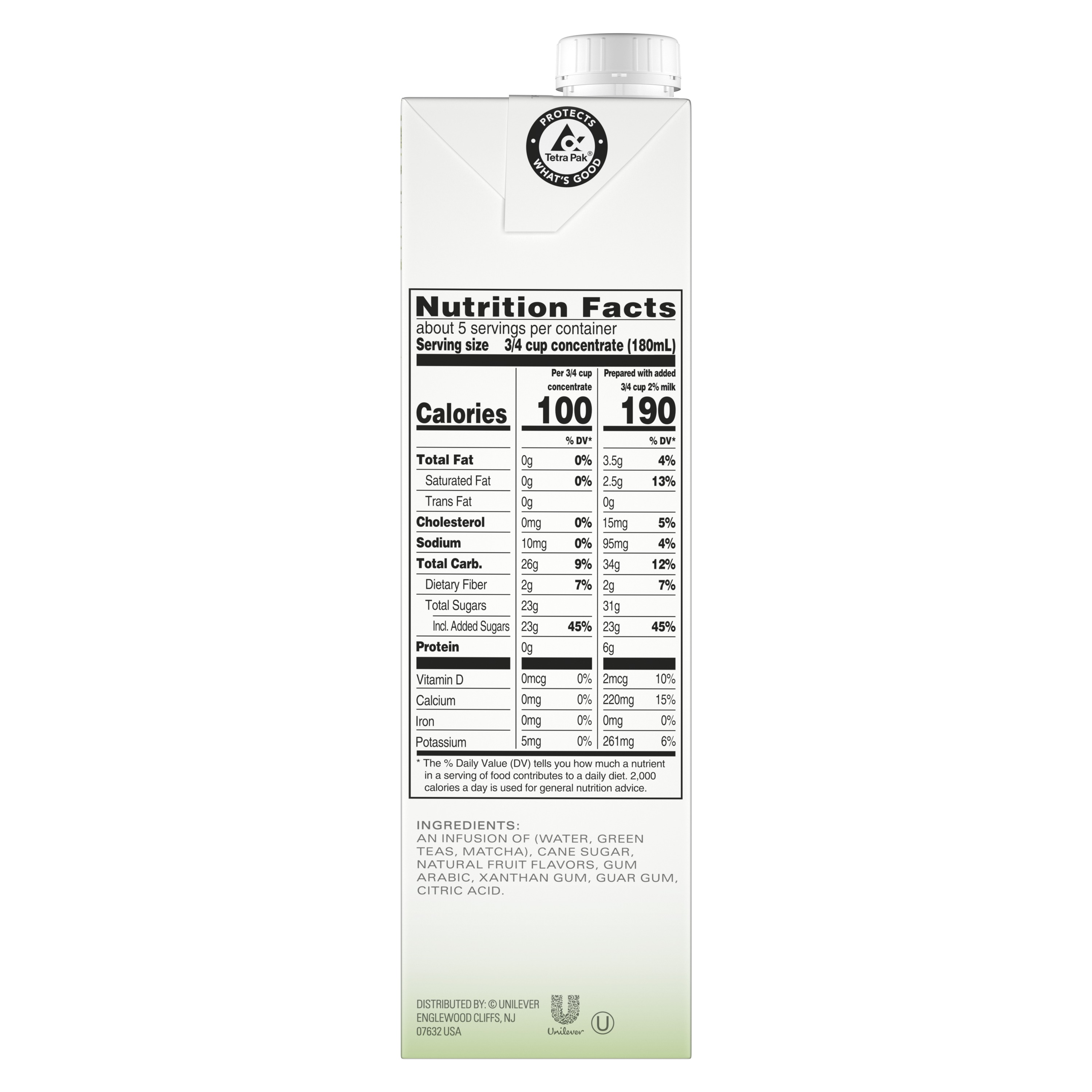 Teavana Matcha Nutrition Facts Besto Blog