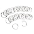 thumbnail image 4 of Hinged Ring,20PCS Metal Hinged Ring Split Key Ring Loose Leaf Clip Top-Notch Performance, 4 of 8