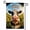 D, variant on XaaKee Garden Flags, Funny Farm Portrait Highland Cow Summer Garden Flag, Double-Sided High-Quality White Linen Yard Flags, Welcoming Artwork Decor, 12x18Inch