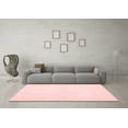 thumbnail image 3 of Ahgly Company Indoor Square Solid Red Modern Area Rugs, 3' Square, 3 of 4