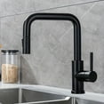 thumbnail image 2 of Robinet de Cuisine à Tirer, Robinet Chaud et Froid, Buse d'Eau Double Mode, 304, 2 of 5