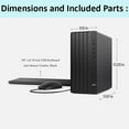 thumbnail image 4 of HP Pro Tower 290 G9 Business Desktop Intel 12th Gen 4 Core Processor 32GB RAM 1TB SSD Windows 11 Pro WiFi RJ-45 HDMI VGA Keyboard and Mouse, 4 of 5