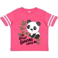 thumbnail image 3 of Inktastic My Great Grandma Loves Me Cute Panda Boys or Girls Toddler T-Shirt, 3 of 5