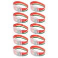thumbnail image 4 of Accesorios luminosos para porras de aficionados, 10 unidades, pulsera conmemorativa con bandera nacional que brilla en el partido de fútbol, pulsera para porra, 4 of 14