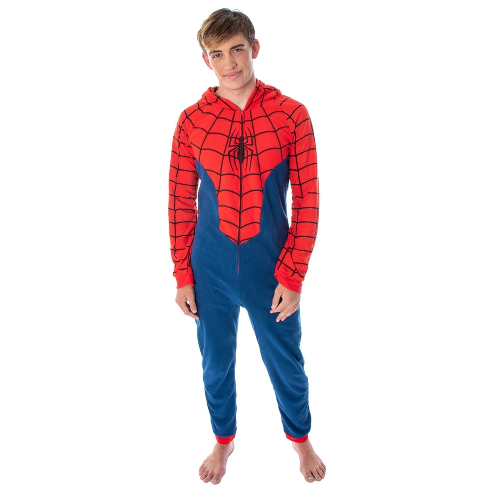spiderman robe mens