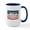White/Navy Inside, variant on CafePress - Made In Bethany Beach, Delaware Mugs - 15 oz Ceramic Large White Novelty Mug