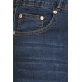 thumbnail image 4 of Fashion2Love Women's Plus / Juniors Size High Rise A Line Long Jeans Maxi Flared Denim Skirt, 4 of 7