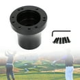 thumbnail image 3 of Golf Cart Aluminum Steering Wheel Adapter Hub fit for EZGO TXT & RXV Black, 3 of 11