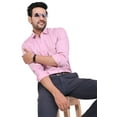 thumbnail image 6 of Next Heritage Button Down Shirts for Men Regular Semi Slim Fit Shirt Casual Shirt Formal Shirt for Men Solid Plain Cotton Long Sleeve Shirts (Pink, L), 6 of 11