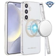 thumbnail image 2 of For Samsung Galaxy s24 Plus METKASE Double Protection IMD Design Pattern [Magnetic Circle] Premium Case - Gold IMD, 2 of 3