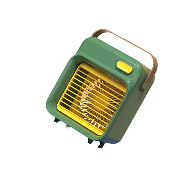 Bearachild Mini USB aire acondicionado humidificador de disipación de calor de bajo ruido DC5.0V/1.0A ventilador de oficina en aerosol para el hogar Electrodomésticos Verde Bearachild HA064660-03